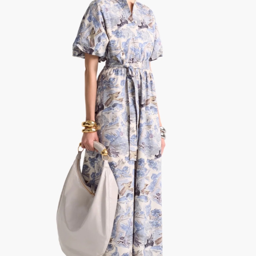 🤩ALTUZARRA PAULINA DRESS Berry Blue Mythical🤩 - Picture 3 of 6